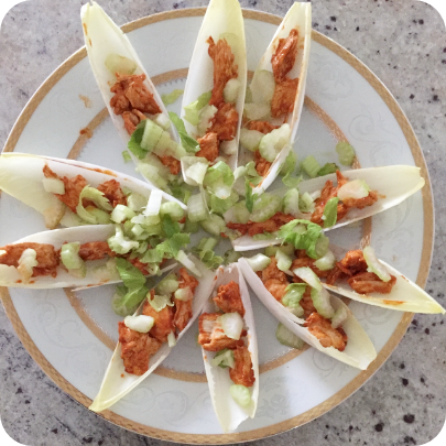 Spicy Chicken & Endive Boats